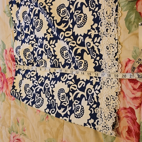 Talbots Floral Cotton Skirt - Picture 5 of 9